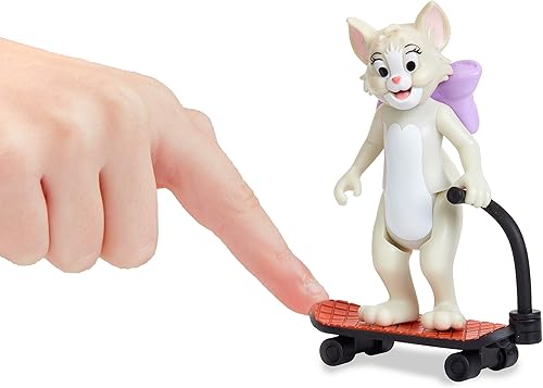 Miniatura 4 de Tom & Jerry Figura 2-Packs Skateboarding Tom & Toots, Multicolor (14464)