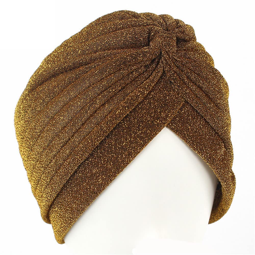 GIVBRO Glitter Turban Headwear Headwear Scarf Hair Loss Headband Women Sport Makeup Casual