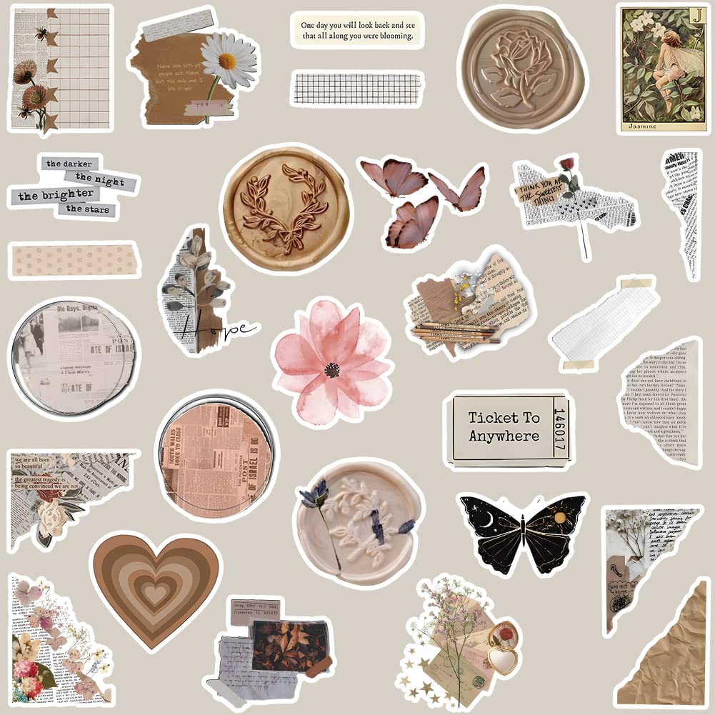 Fsahiuf Vintage heksenstickerset voor volwassenen, kinderen, tieners