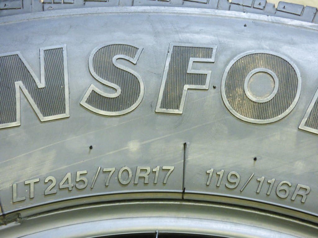 Firestone Transforce HT Highway Terrain Commercial Light Truck Tire LT245/70R17 119 R E