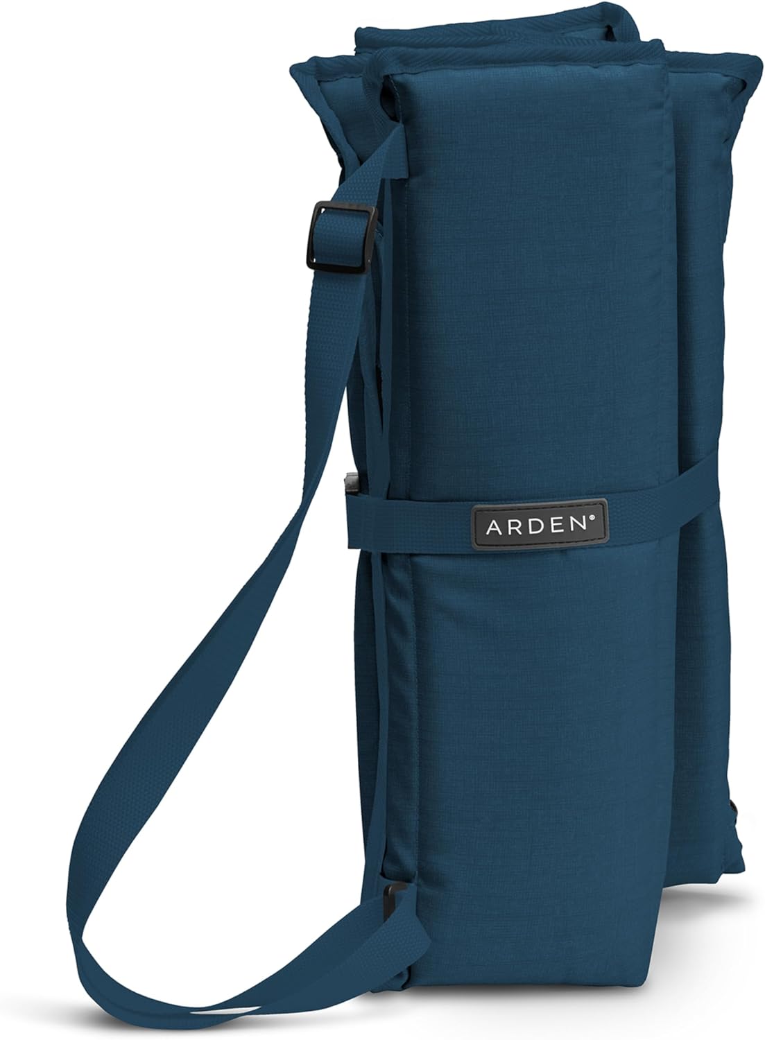 Arden Heated Stadium Seat, Foldable, Lightweight with Carrying Strap, Foam Cushion for Comfort, Adjustable, Back Support, Multi-Functional Use As Stadium Seat or Seat Pad, Navy/Navy