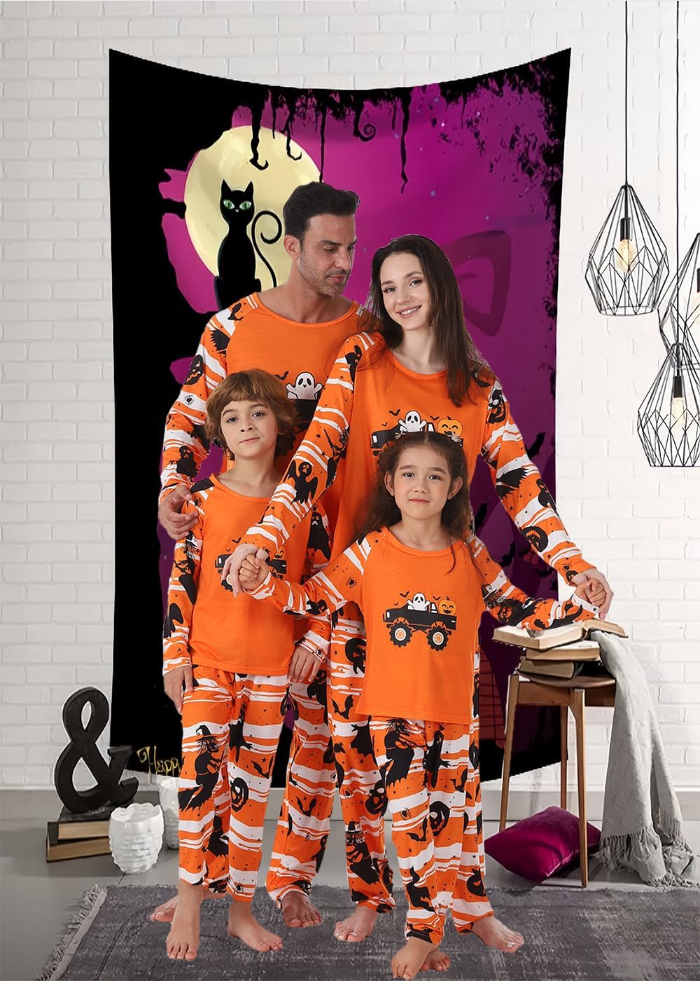 VNVNE Family Christmas Matching Pajamas Sets for Women/Men/Couples/Adults