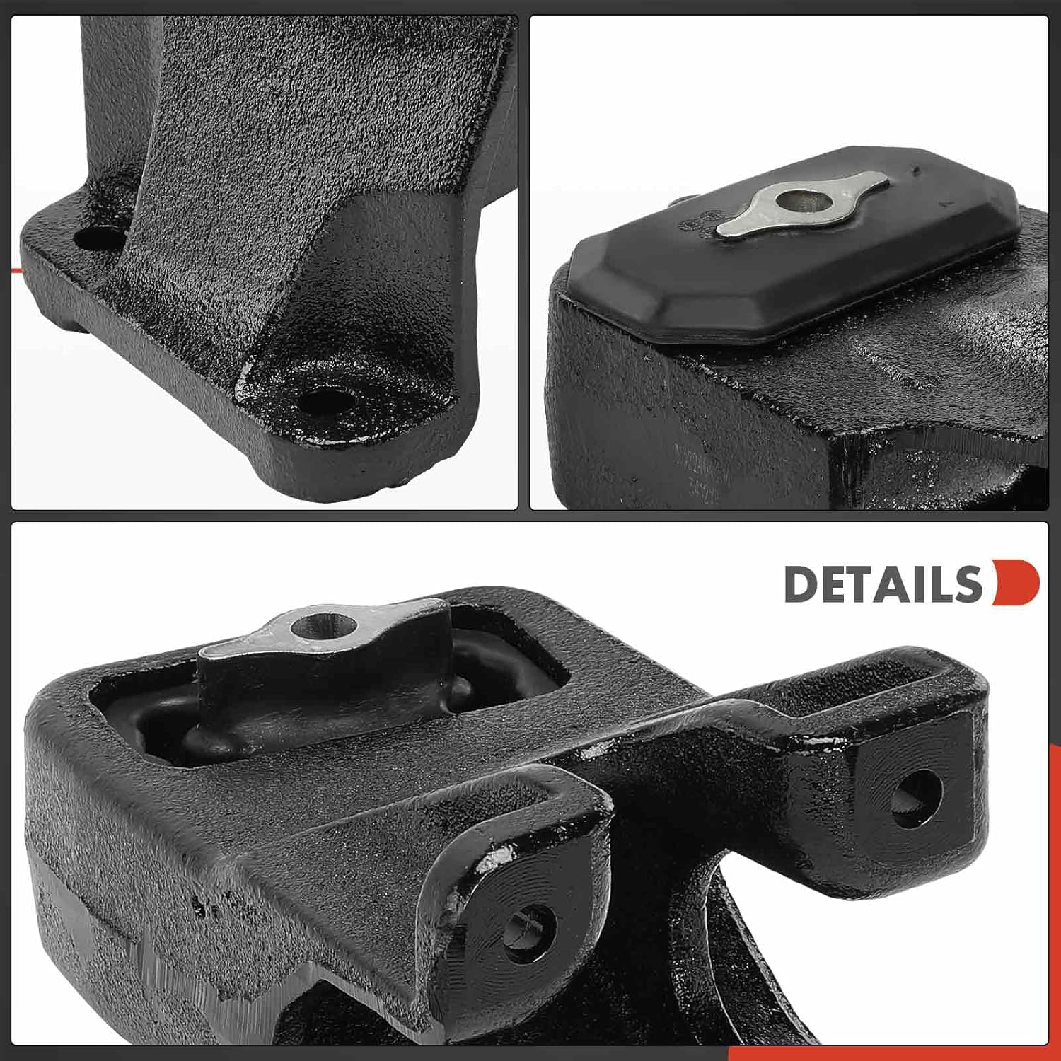 A-Premium 2PCS Front Left and Right Engine Motor Mount Set Compatible with Dodge Ram 1500, Ram 2500, 2002 2003 2004 2005, 4.7L, RWD, Replace# 52020602AC, 52020603AB