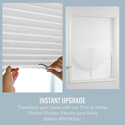 Miniatura 4 de Cut-at-Home - Persiana plisada de tela celular 100% opaca sin cordones para el hogar, dormitorio, sala de estar, cocina, oficina, corte a tamaño,