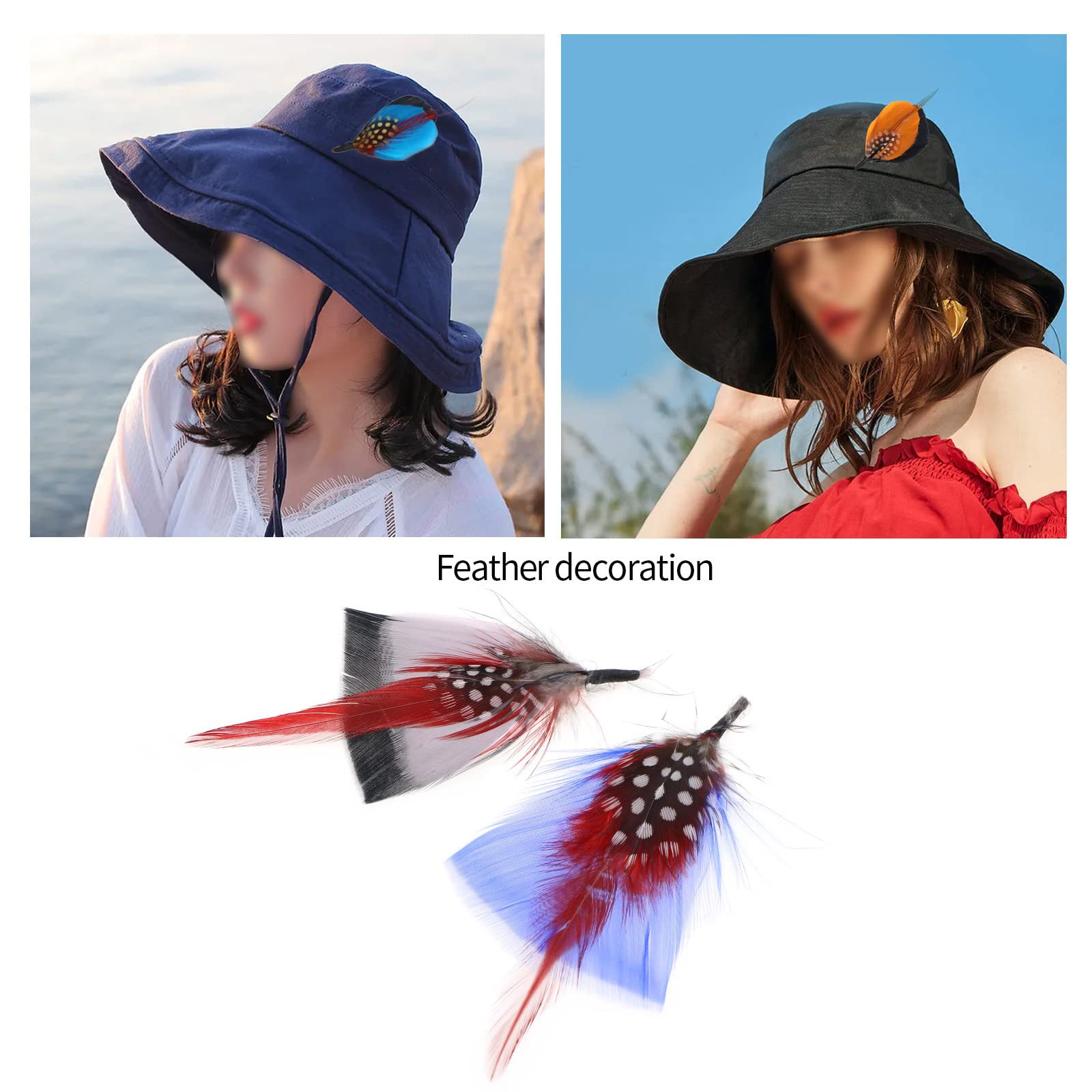 Perni di piume di lunghezza 4-8 pollici per cappello con piume di belle piume de