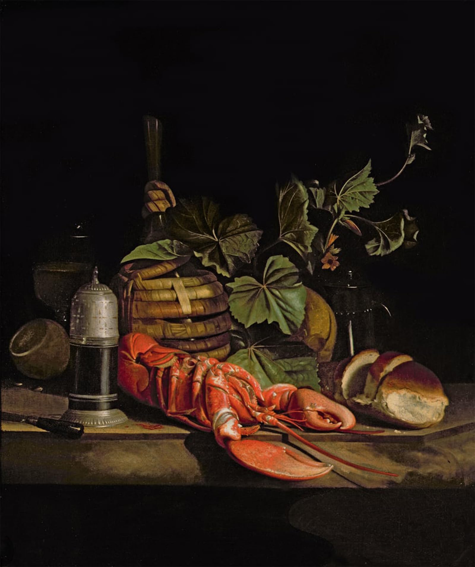 Impression Tableaux Portrait nature morte homard Jakob Bogdani - 5