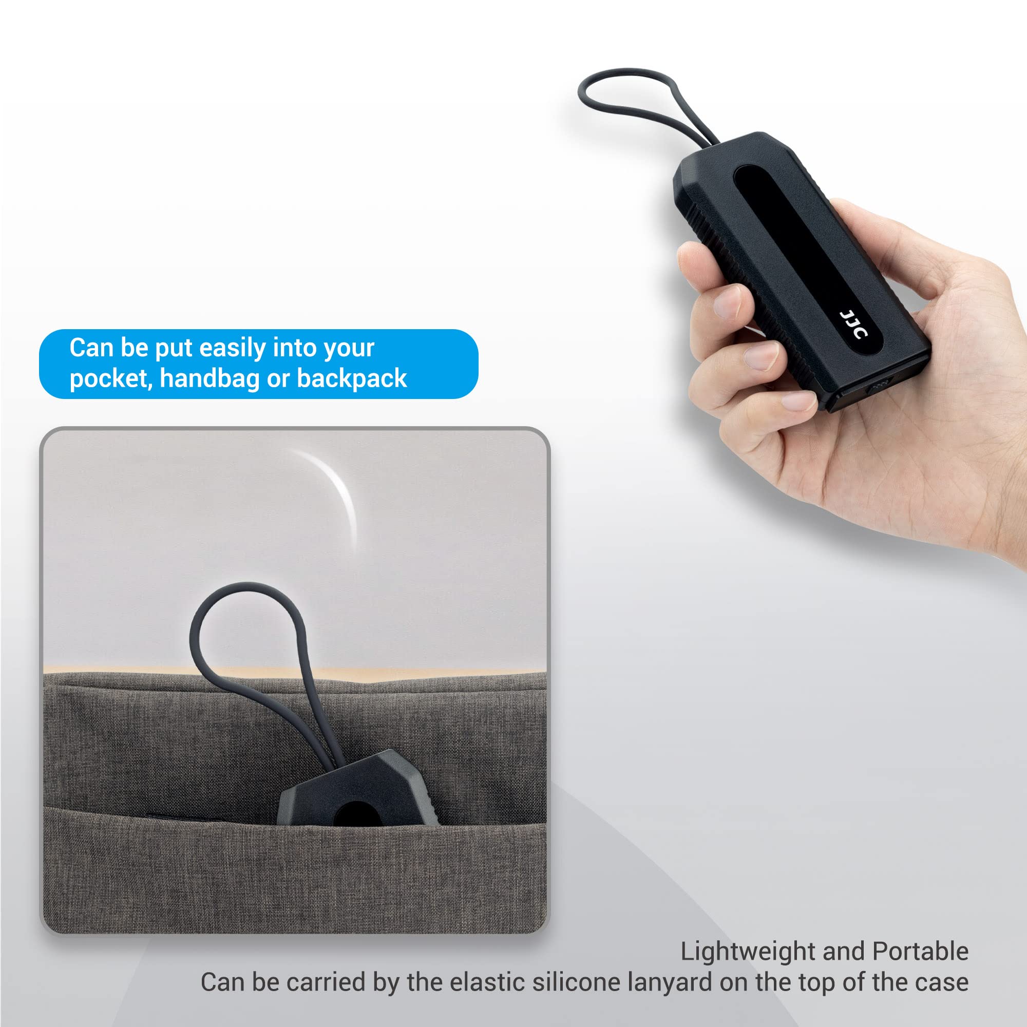 JJC Set 4 Adattatori USB-C Con Custodia Da Viaggio: Da USB-C A Lightning, Micro USB, USB-A E OTG + Cavo E Porta Schede - 3