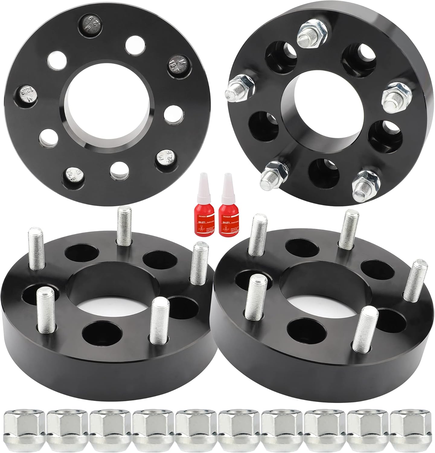 5x4.5 to 5x5.5 Wheel Adapters Spacers for Jeep Wheel on