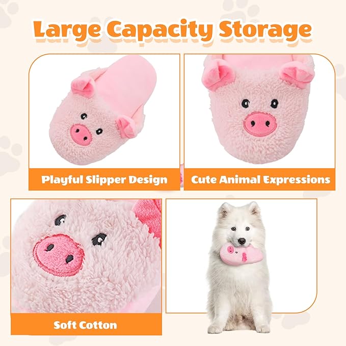 Juguete Mordedor para Perro Andiker con Chirriador, Forma de Zapatilla miniatura 3