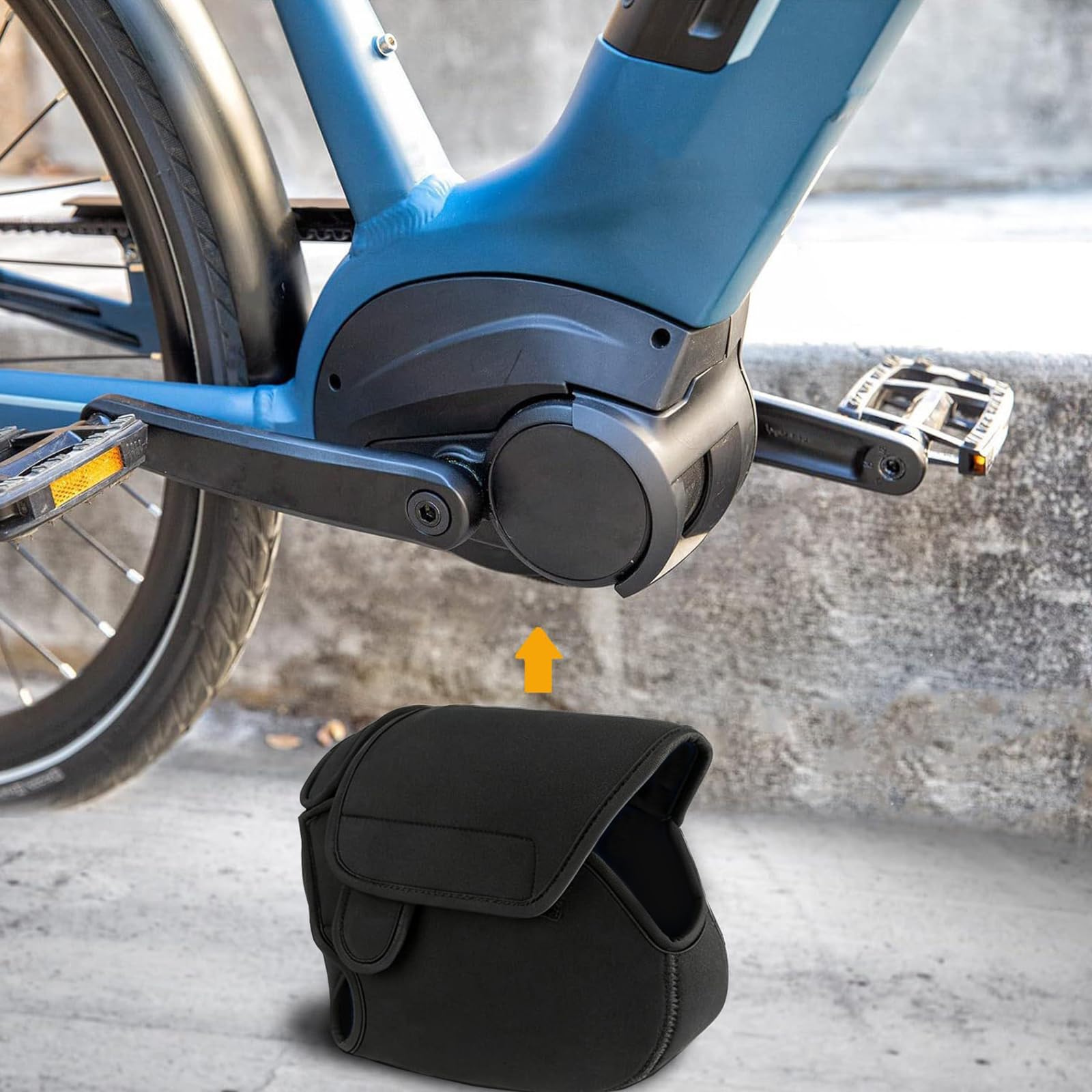E-Bike Motor SchutzhüLle Wasserdicht,E-Bike Transportschutz Set,Ebike Motorschutz,füR FahrradträGer Lagerung Transport Garage und Outdoor Lagerung (2)