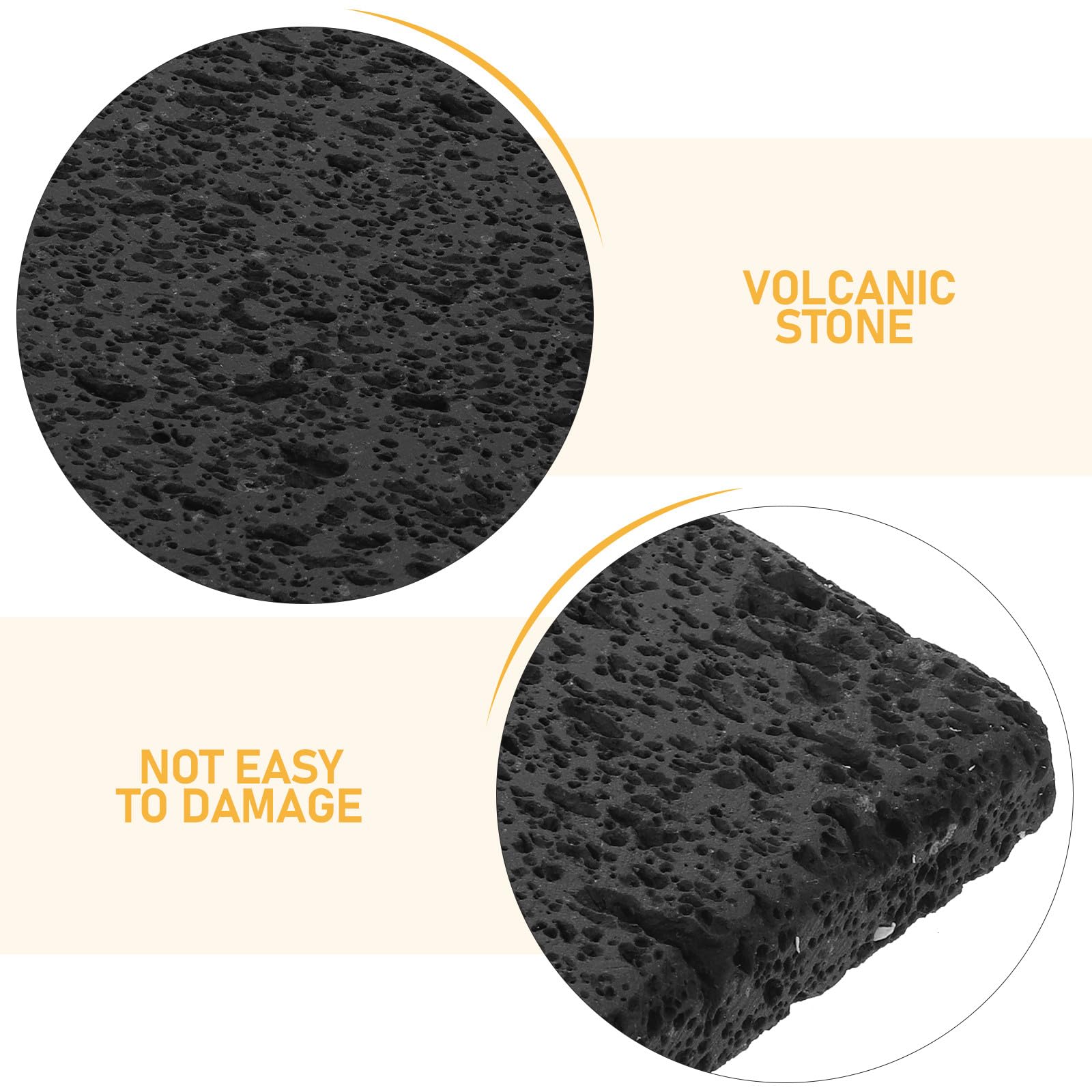 Toyvian Piedra Volcánica para Asar Parrilla Coreana de Cocina Saludable para Carne Verduras y Pescado Base de Roca Natural para Barbacoa Gas Piedra de Cocina Antiadherente y Distribución