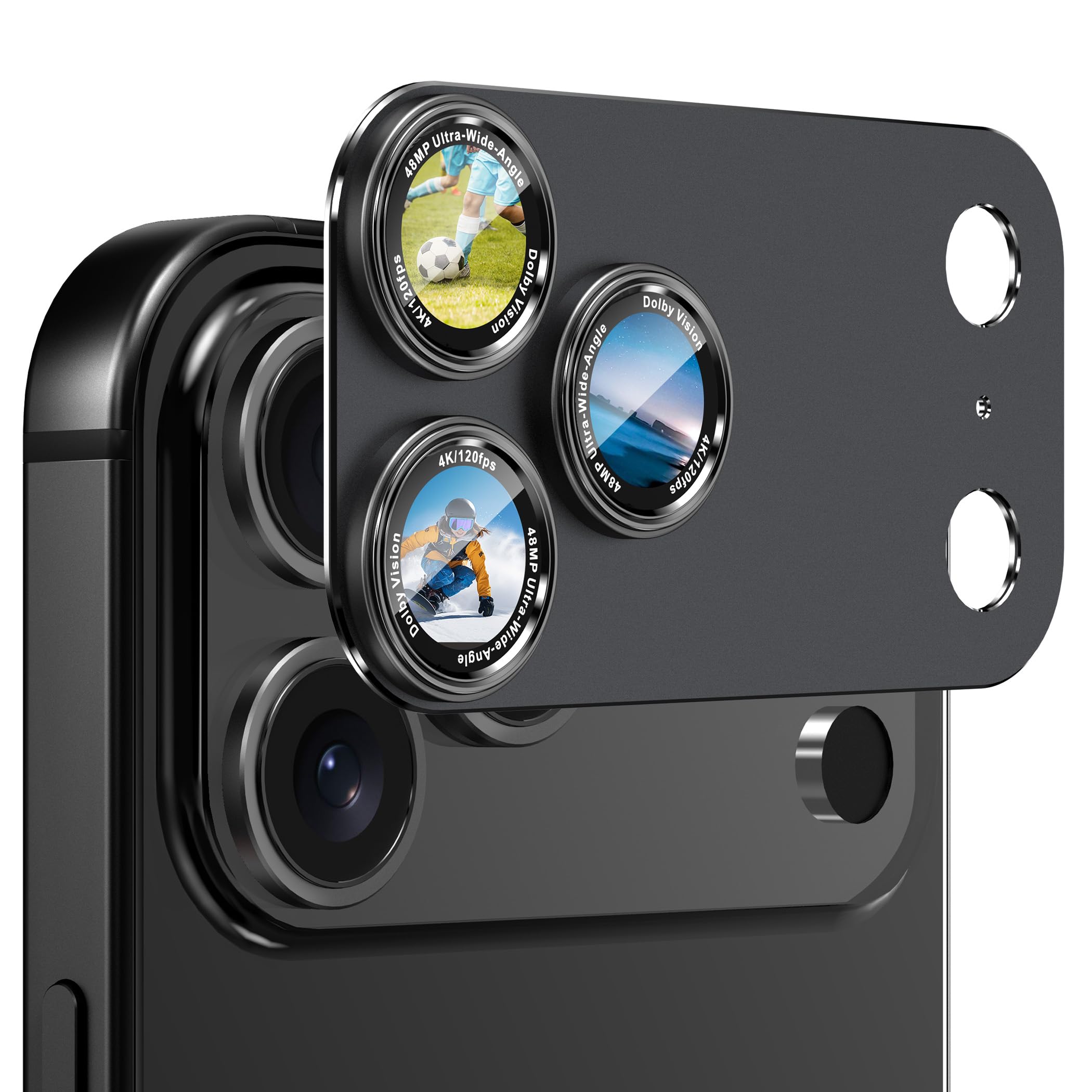CACOE Metal Camera Lens Protector for iPhone 17 Pro Max