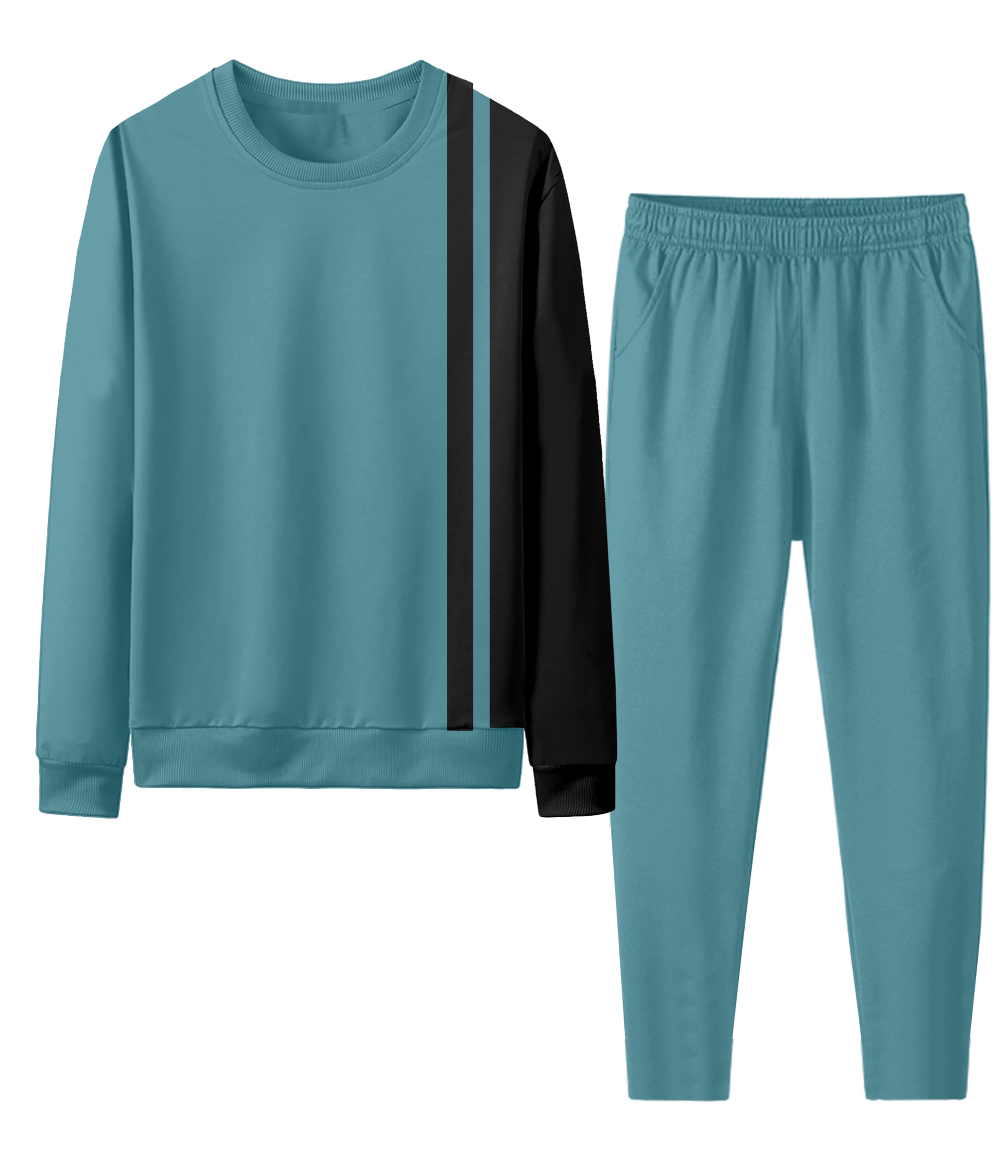 Men Polyester Striped Track Suit Co-ord Sets-image-29