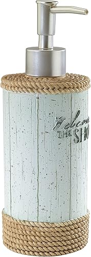 Miniatura 4 de Avanti Linens - Dispensador de jabónbomba de loción, artículos esenciales para el baño de invitados, decoración de baño inspirada en la costa