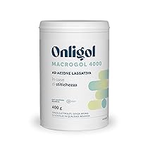 Onligol 400 g, Dispositivo Medico Orale in Polvere a Base di Macrogol 4000, Particolarmente Utile per Soggetti che Soffrono di Stipsi, 400 g