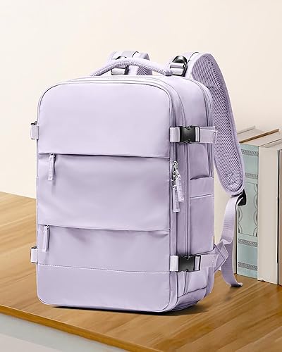 Miniatura 269 de coowoz Mochila de viaje grande para mujeres y hombres,Mochila de transporte,Mochila de senderismo impermeable para deportes al aire libre, Azul, 45