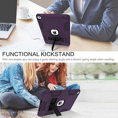Miniatura 6 de BENTOBEN Funda para iPad Air 2, iPad Air de 2 generación, 3 en 1, resistente a prueba de golpes, soporte protector para niños, niñas, mujeres,