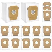 15 pack 105 vacuum bags fit for iRobot Roomba 105 Vac,104/105 Combo,Plus 405/505 Combo,705 Max Vac, i7+ i3+ i4+ i5+ i6+ i8+ j5+ j6+ j7+ j8+ j9+ s9+, i s j Series, Large Capacity Disposable vacuum bags