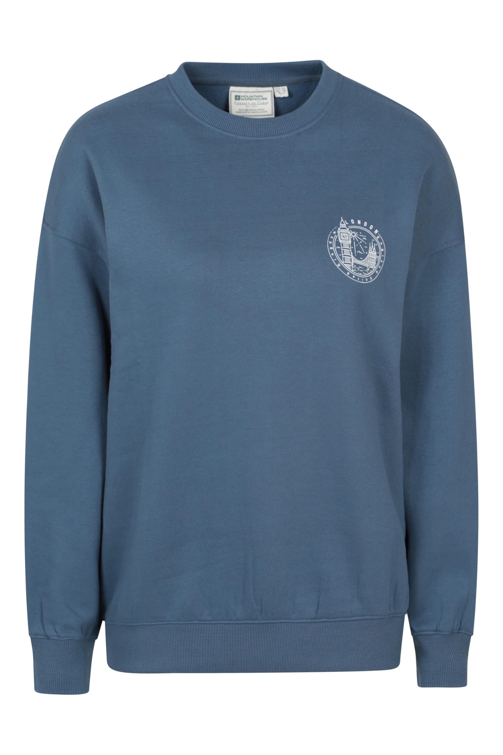 Mountain Warehouse Women's Navy London Graphic Sweatshirt 10