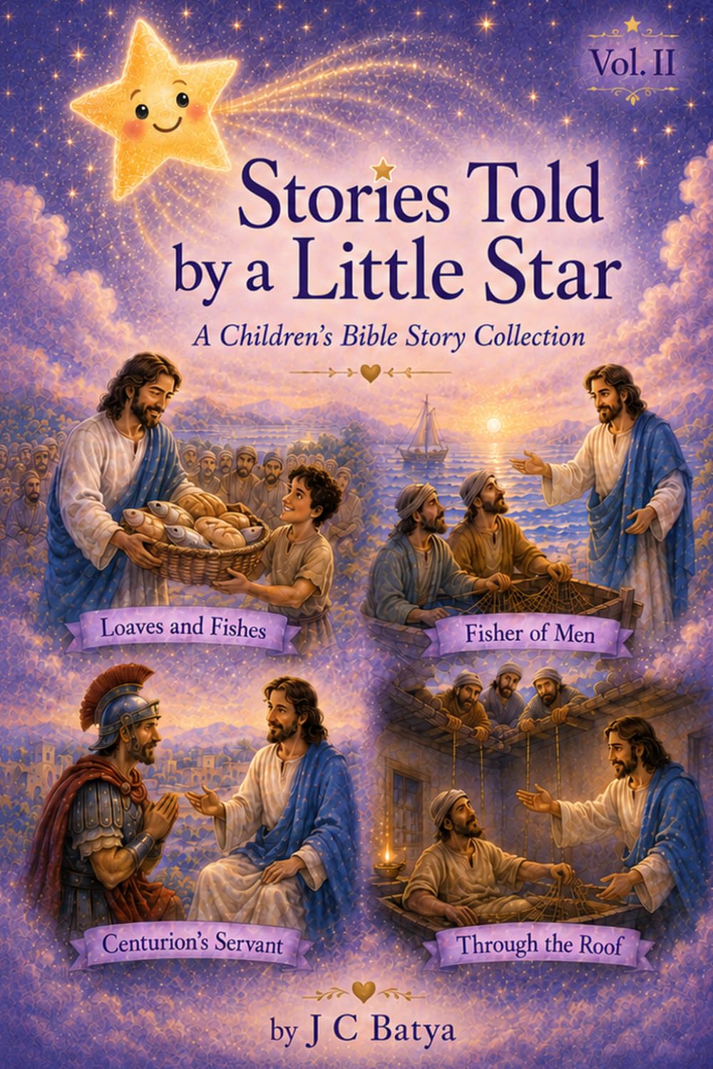 Stories Told by a Little Star: Gentle Bedtime Bible Stories About Jesus for Kids Ages 3–8