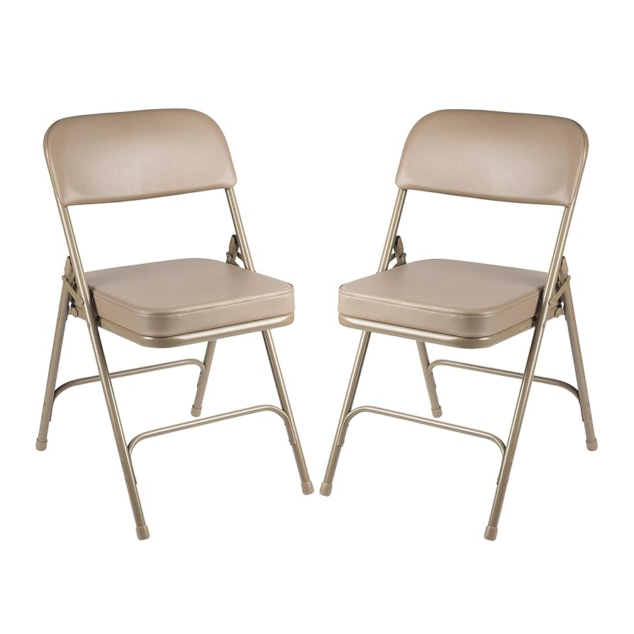 TUBULAR STEEL FOLDING CHAIR グレー2脚 TUBULAR STEEL FOLDING CHAIR | Metal Products,Chair, Stool