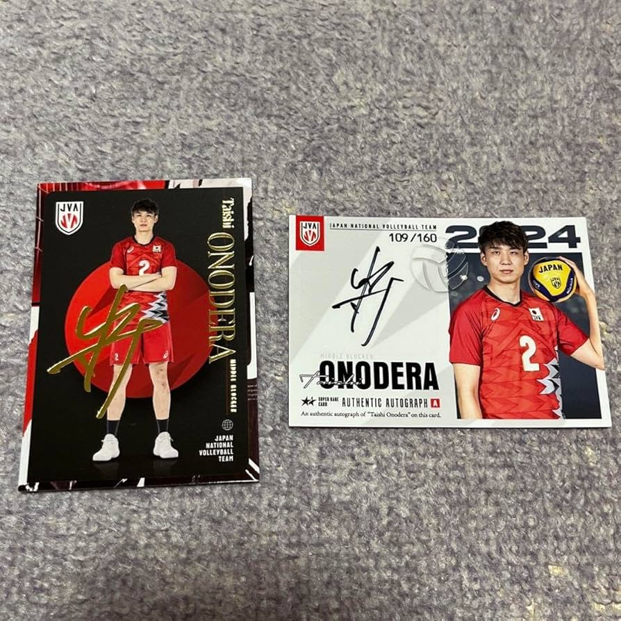 SVリーグ バレーボールカードコレクション 直筆サイン入り(小野寺選手) Amazon.co.jp: バレーボール男子日本代表2024 小野寺大志選手