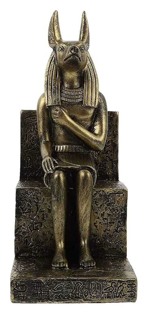 Amazon.co.jp: 彫刻の卓上像 置物装飾背の高いエジプトの神古代