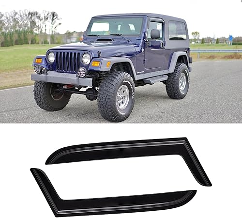 Miniatura 113 de Viseras de ventana para Toyota Camry 2007-2011, protectores de lluvia, deflector de ventilación, sombra humo oscuro 07 2008 2009 2010 11, con cinta