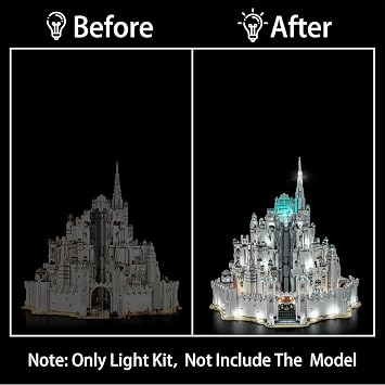 LED Lighting Kit for Lego 11377 Minas Tirith (Kit Only), Version A