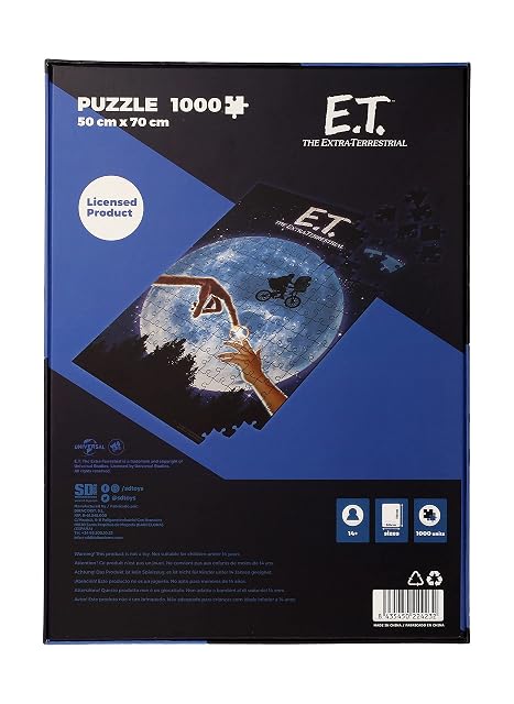 Foto 8 de 8 de SD Toys - Puzzle 1000 Piezas de la Película E.T., Rompecabezas 45 x 66 cm