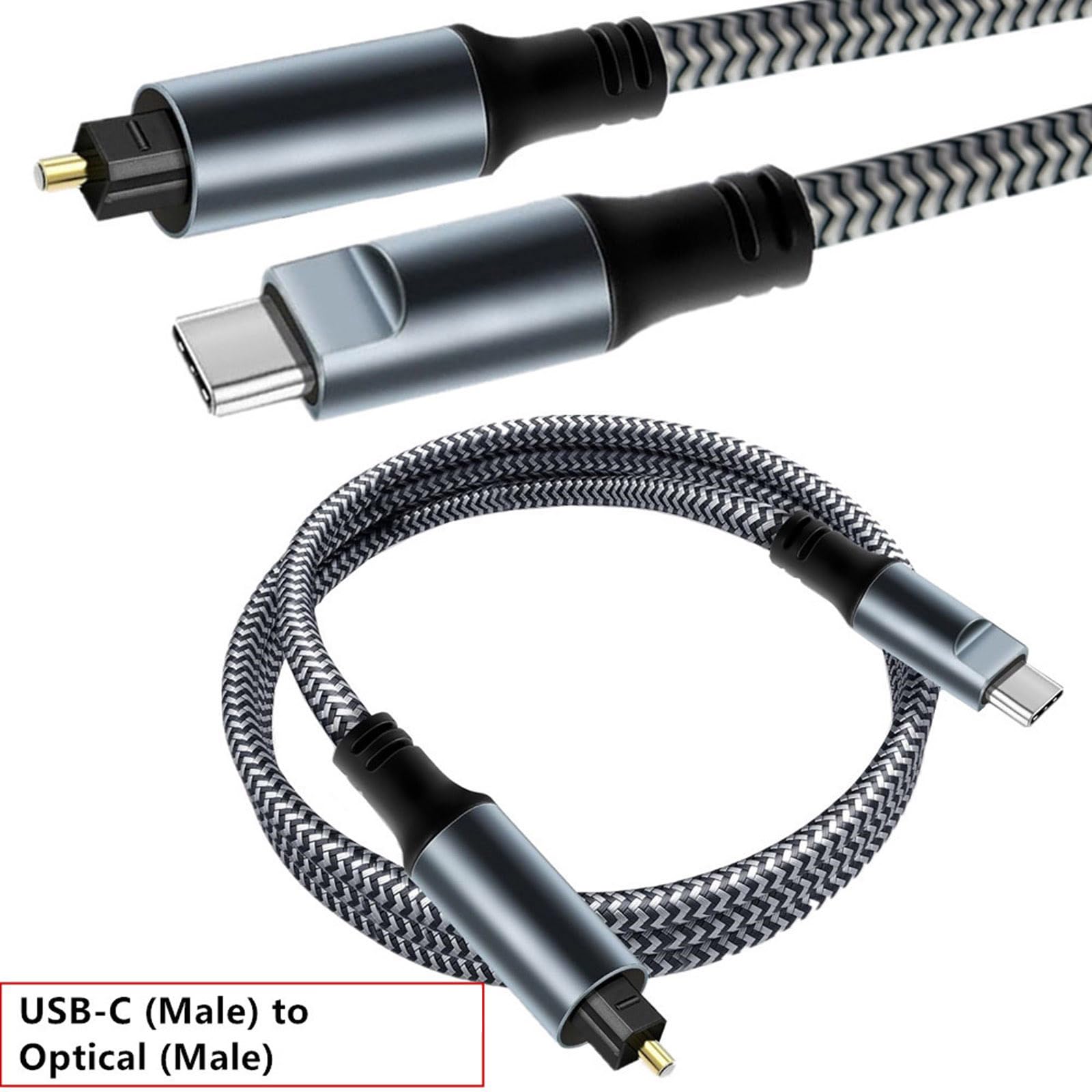 USB C Zu SPDIF Optical Converter Für Heimkino Und Gaming Digital Sound Adapter SPDIF Digitaler Soundadapter USB C.