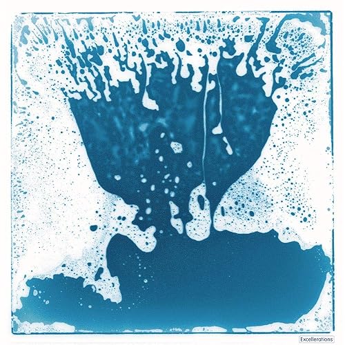 Miniatura 1 de Excellerations Azulejo Liquid Fusion, azul, 19 pulgadas x 19 pulgadas
