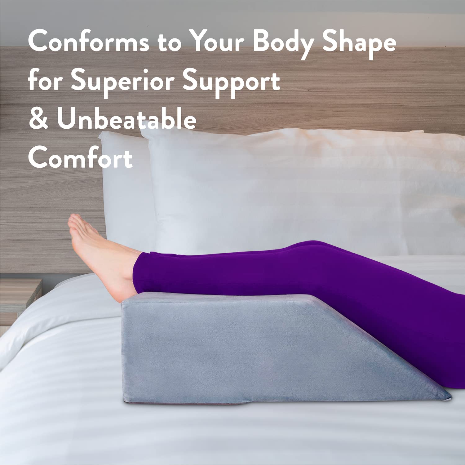 Buy Byre® Leg Rest Wedge Pillow Premium Memory Foam Leg Elevation