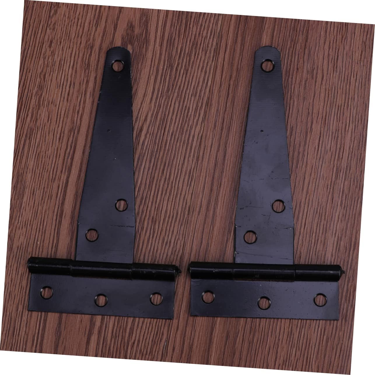 VILLCASE T Shaped Hinges 24pcs Pack 4 Inches Heavy Duty Iron Gate and Door Hinges for Home and Store Multi-Purpose Sturdy