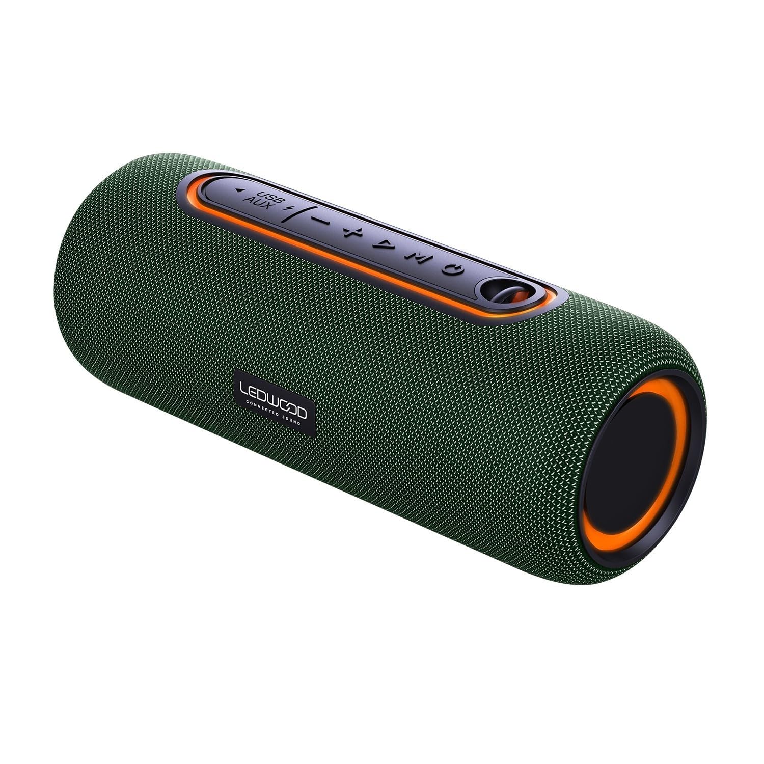 Ledwood Enceinte Nomade XTREM140 LD-XT140BT-GREEN, 100W / 10W RMS, Bluetooth 5.0, TWS - Etanche IPX5, Autonomie 6H