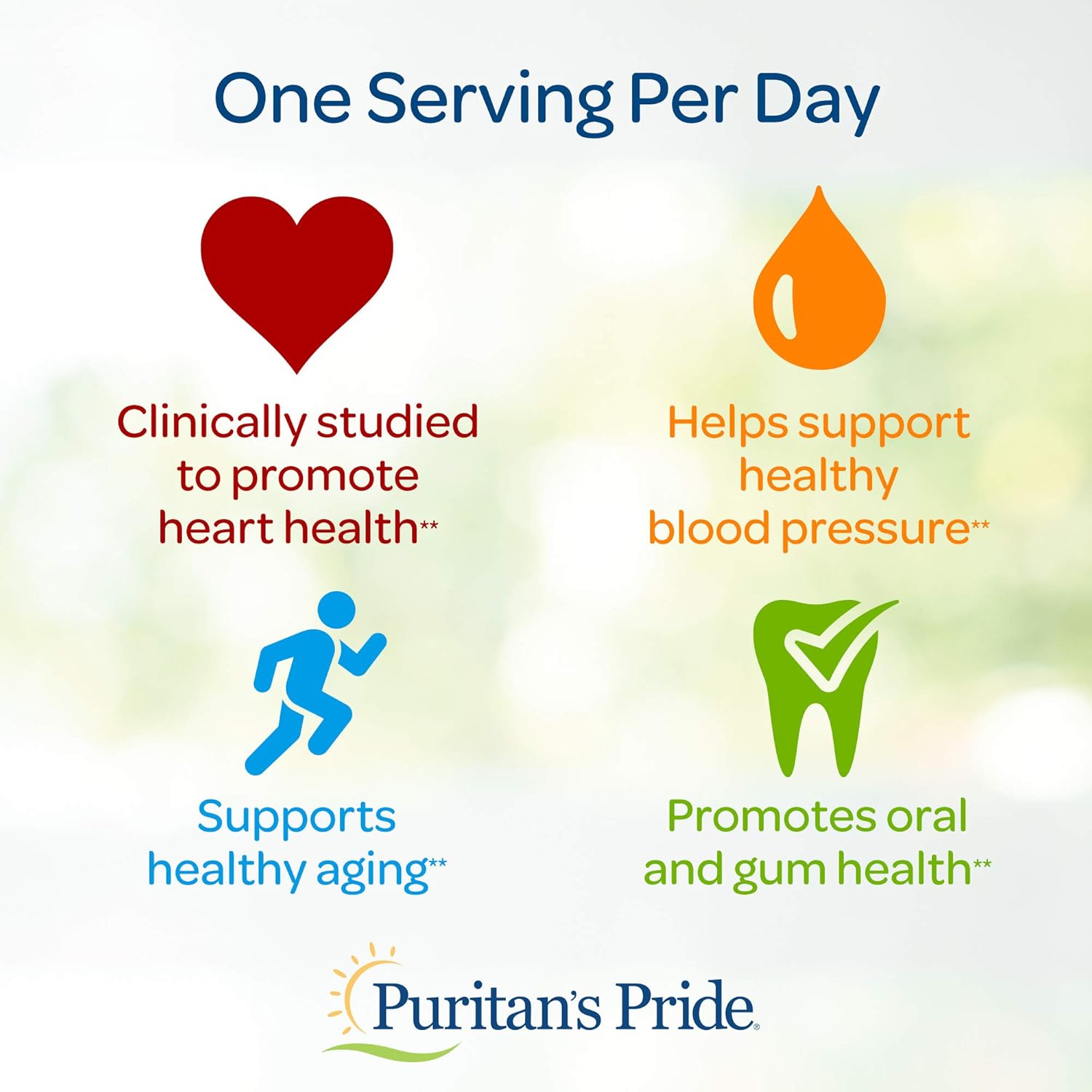 Puritans Pride Q-Sorb CoQ10, 400 Mg, 120 Count : Health & Household