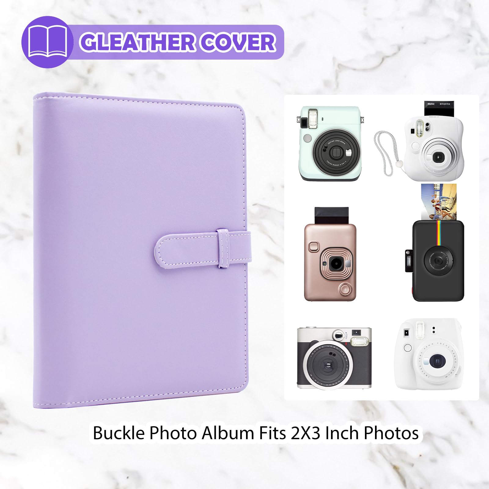 Custodia Per Fotocamera Istantanea, In Finto Cuoio, Fibbia Magnetica Con Tracolla Compatibile Con Fujifilm Instax Mini 12 11 9 8  S2 553243481