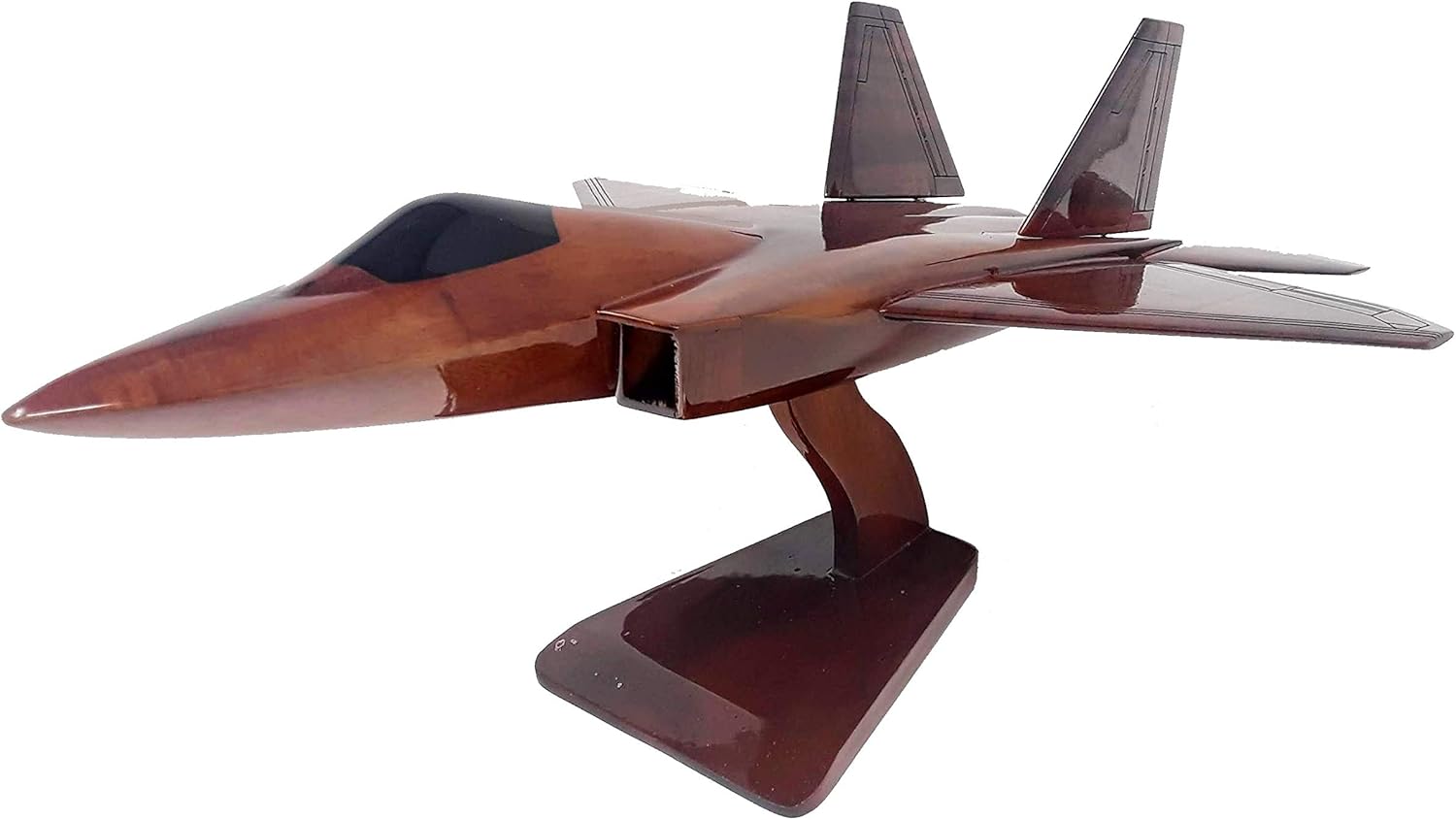 F22 Raptor Wood Model Airplane