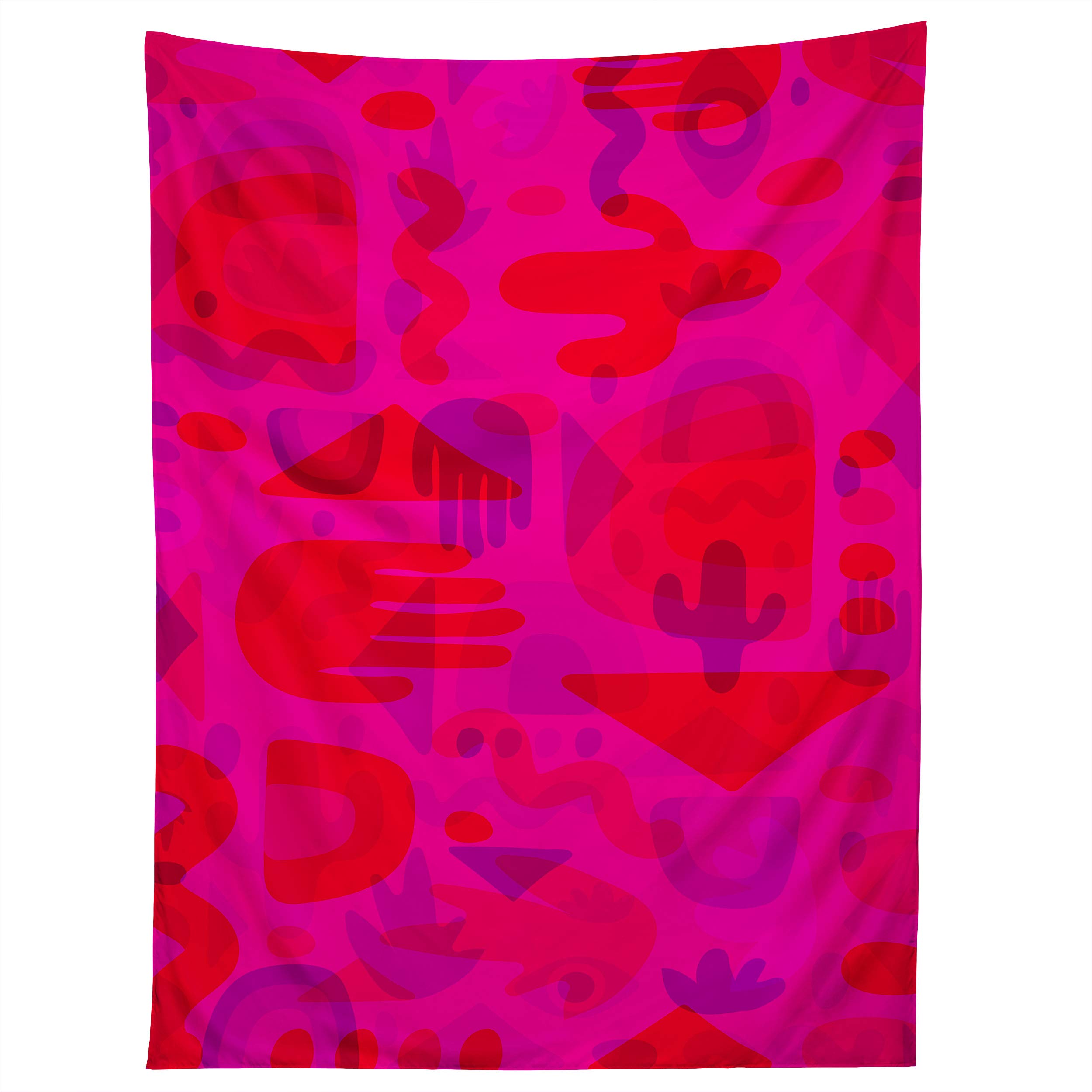 Society6 Doodle by Meg Neon Cutout Print Tapestry, 60 in x 80 in, Multi