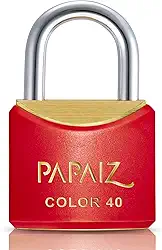 Cadeado Color Line, Papaiz, CR40, Vermelho