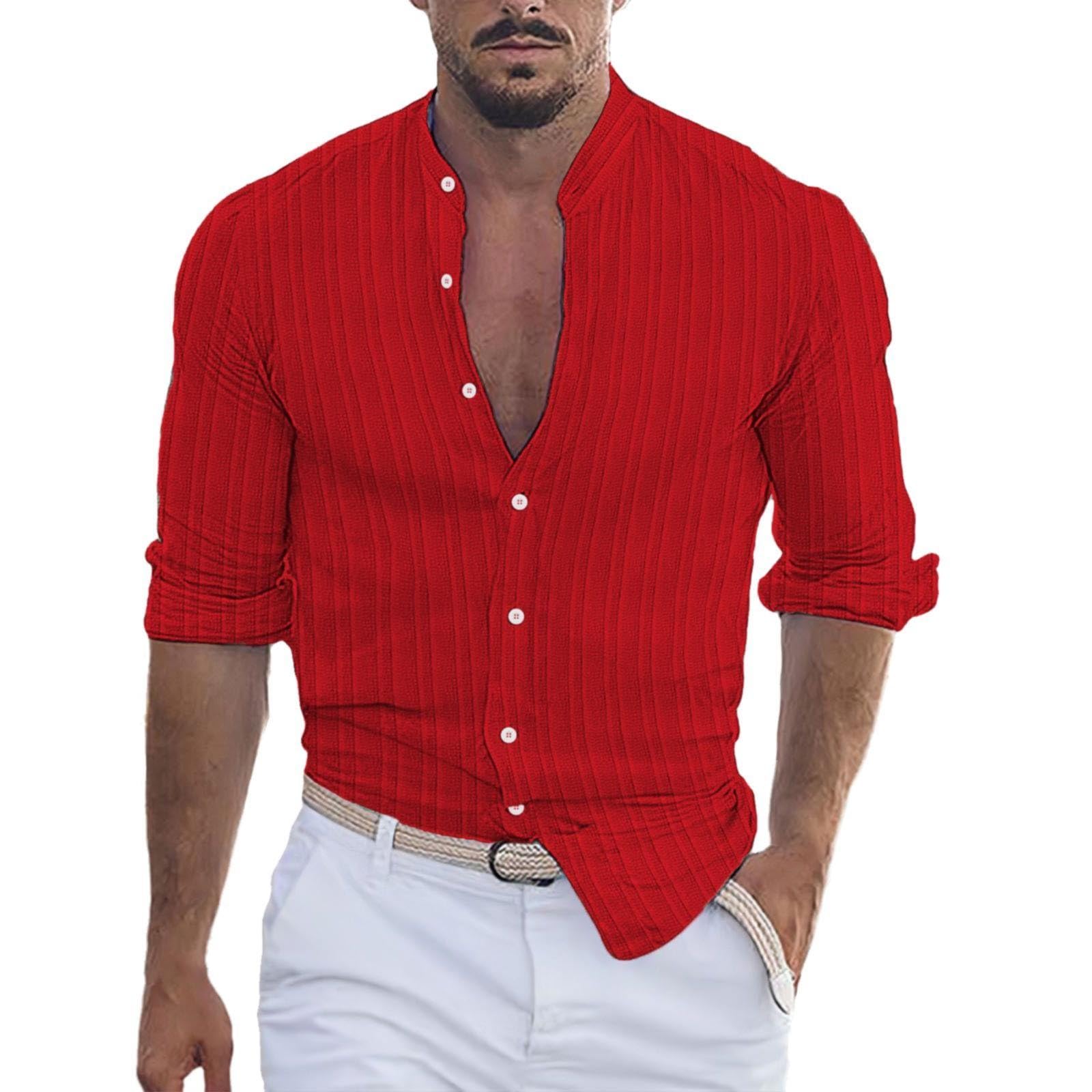Générique Camisa de lino de gran tamaño casual blusa Henley Shirts cuello camisa de playa clásica vintage medieval ropa con cordones camisa camisa hombre moto camisas hombres casual botón camisetas