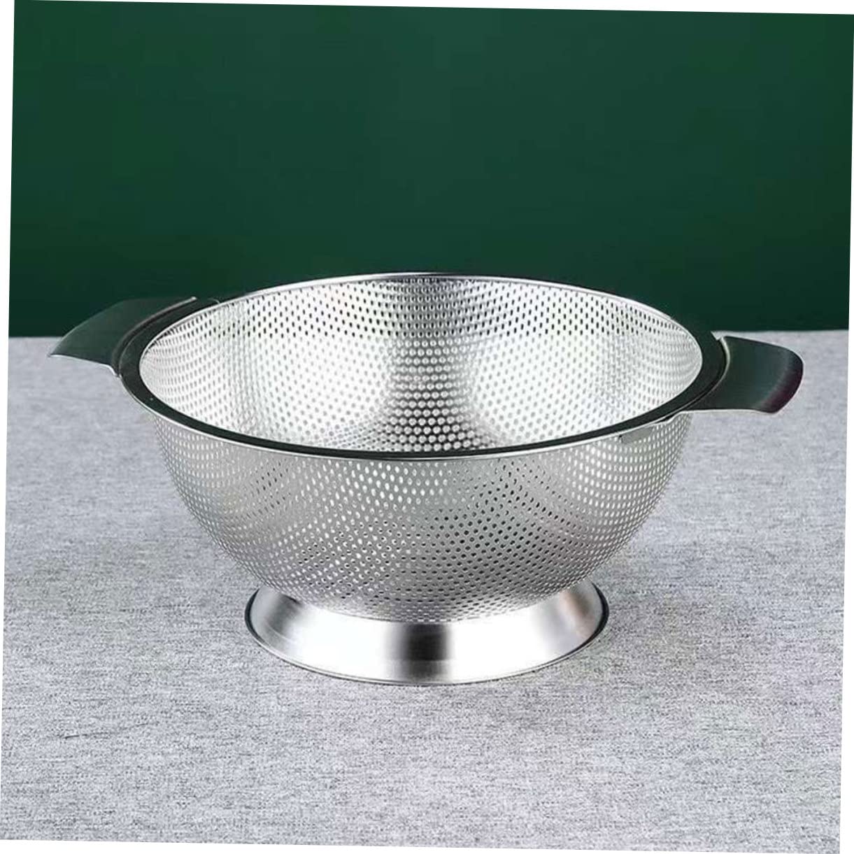 Garneck Colador de Arroz de Acero Inoxidable Malla Pequeña para Cocina, Cesta para Lavar Verduras y Escurridor para Frutas y Arroz