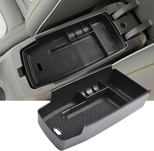 EDBETOS Bandeja organizadora de consola central compatible con Chevy Bolt EUV Bolt EV Accesorios 2022-2023 Interior Secundario Reposabrazos
