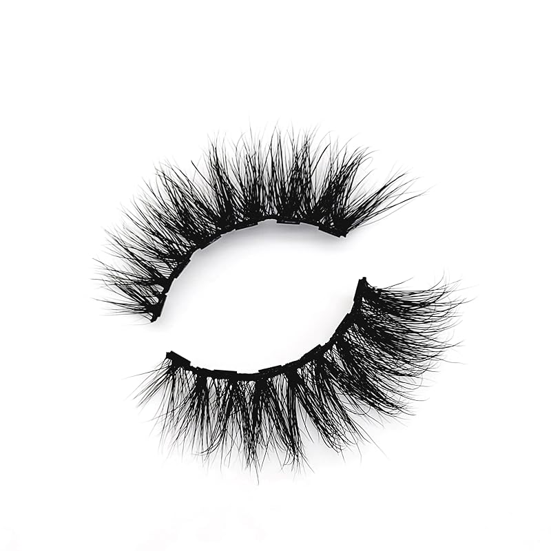 Cílios postiços magnéticos MISSLADY 6 ímãs, 18 mm, pelos de vison