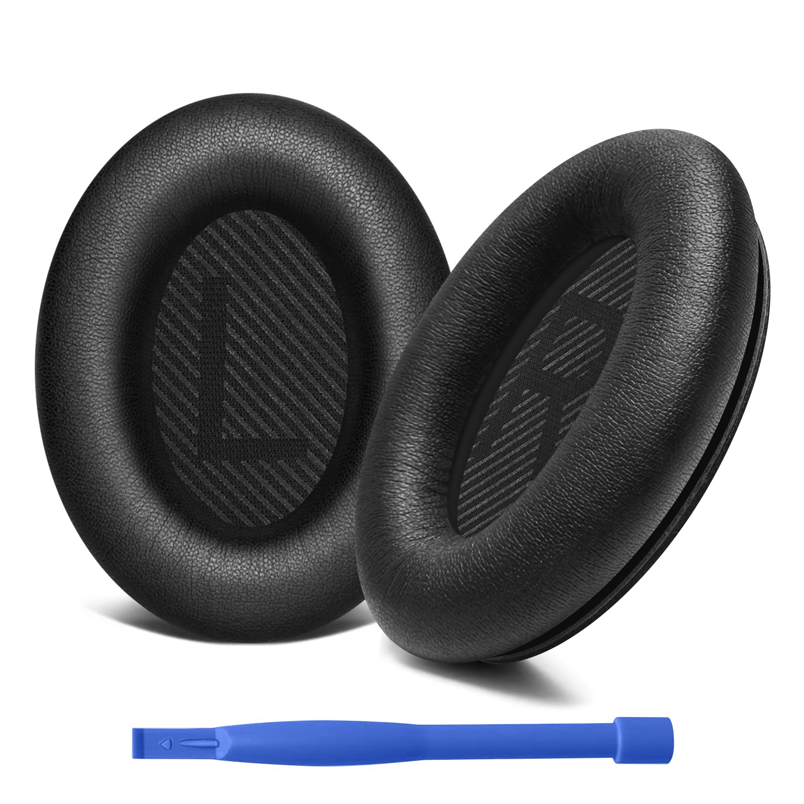 AK Coussinets pour Bose QuietComfort 35 QC 35 II, Remplacement Cuir Souple Mousse Acoustique QC35II/35/15 QC2/AE2