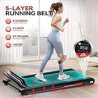 Vista 7 de Sperax Walking Treadmill Pad with APP, 3 in 1 Under Desk Treadmill, 400W Low Noise Walking Vibration Pad with Remote Control,Portable Treadmills for