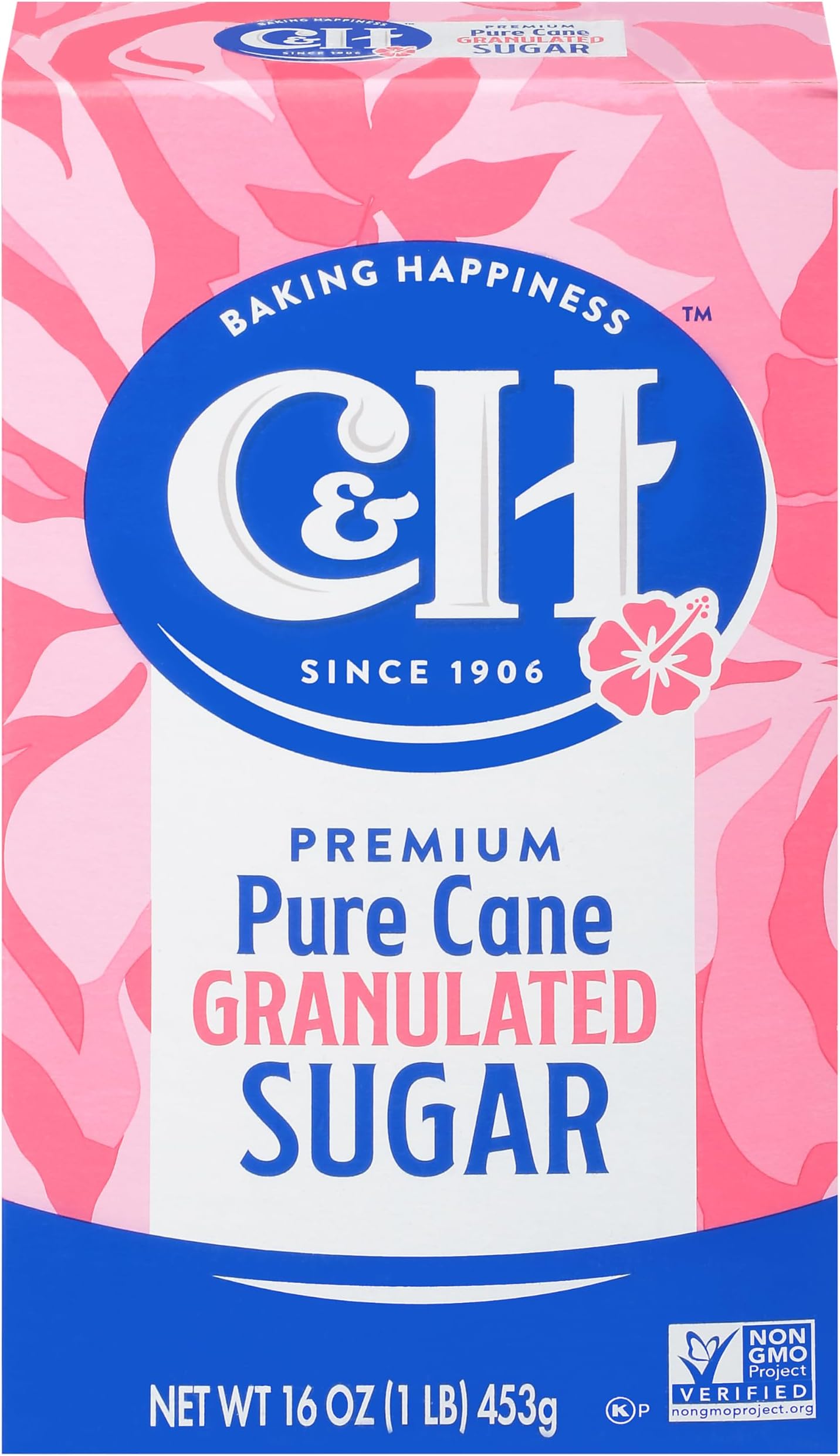 C&H Pure Cane, Granulated White Sugar, 1 lb