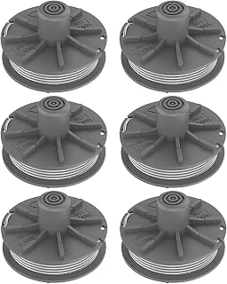 6 x Gardena Wire Rollers 5307-20 Grass Trimming Wire 0.2 cm Spare Rolls | For Easycut 400 Art. 8846, EasyCut 400/25 Art. 9807, ComfortCut450 art. 8847 - Spare Wire for Grass Trimmer