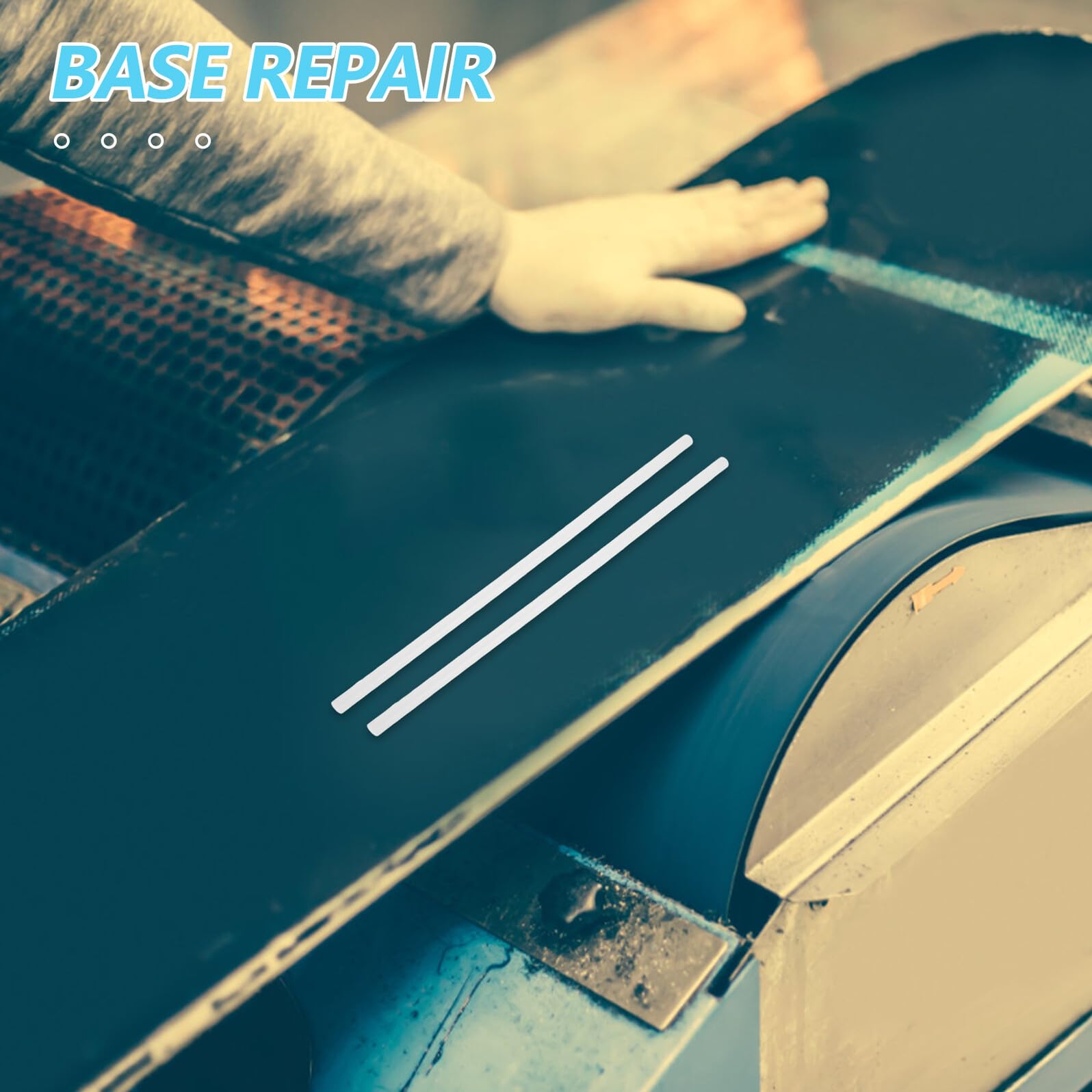 GARVALON Kit 4 Bastoncini di Cera per Riparazione Base Snowboard, Attrezzatura per Manutenzione Sciolina Sport Invernali, Utensili per Base Snowboard per Riparazioni Rapide e Scorrevolezza