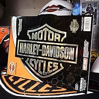 Vista 3 de Chroma 3276 Harley-Davidson - calcomanía de emblema clásico